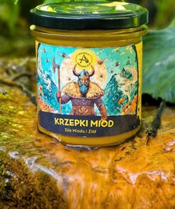Miód Krzepki : Pierzga, Imbir, Kurkuma, Pieprz Cayenne