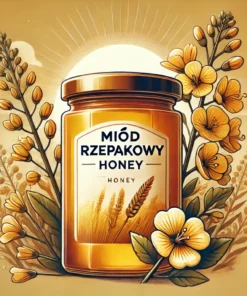 Miód Rzepakowy 1200g