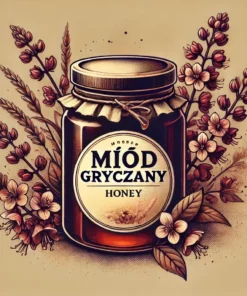 Miód Gryczany 1200g