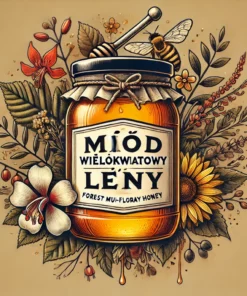 Miód Wielokwiatowy Leśny 1200g