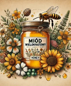 Miód wielokwiatowy Łąkowy 1200g