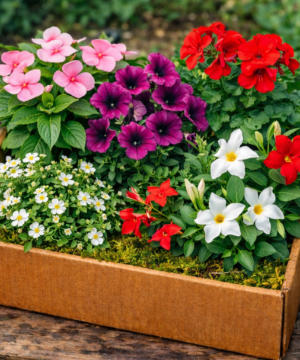 🌸 Kwiatowy Box Niespodzianka – 6 roślin kwitnących