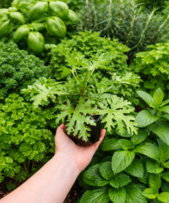 Pelargonium species - Pelargonia pachnąca Anginka/ Geranium/ Anginka/ Anginowiec/ Ruzyndla