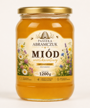 Alternative view of Miód Wielokwiatowy 1200g